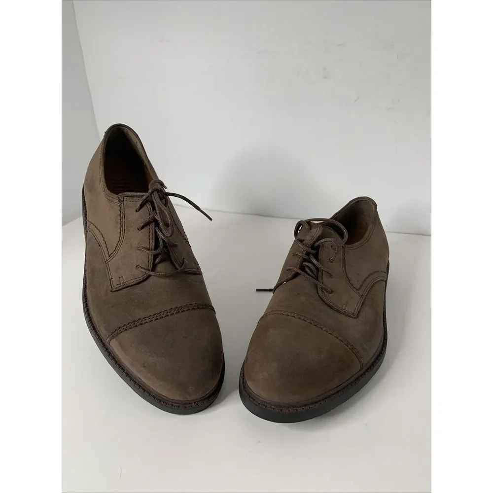 Men's STREETCARS SHOES Size 10.5 M Oxford Espresso brown Genuine‎ Leather New